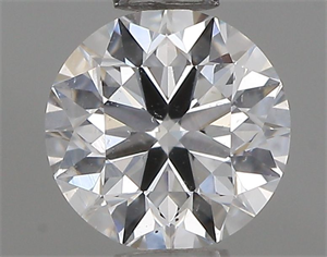 Picture of Natural Diamond 0.47 Carats, Round with Very Good Cut, D Color, SI1 Clarity and Certified by GIA