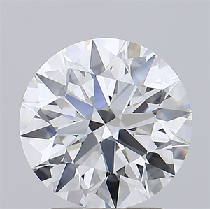Picture of Lab Grown Diamond 2.30 Carats, Round with Ideal Cut, E Color, VVS2 Clarity and Certified by IGI