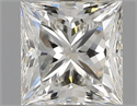 Natural Diamond 1.01 Carats, Princess with  Cut, J Color, VS1 Clarity and Certified by GIA