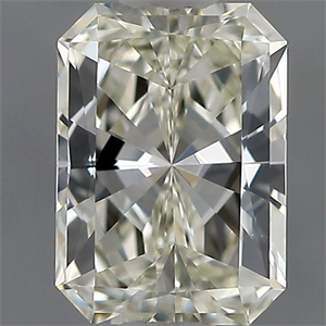 Picture of Natural Diamond 0.60 Carats, Radiant with  Cut, L Color, VVS2 Clarity and Certified by GIA