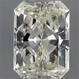 Picture of Natural Diamond 0.60 Carats, Radiant with  Cut, L Color, VVS2 Clarity and Certified by GIA