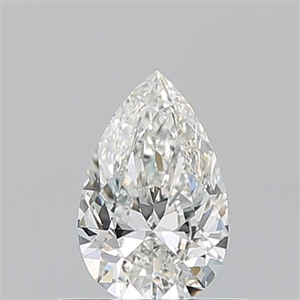 Picture of Natural Diamond 0.50 Carats, Pear with  Cut, H Color, VVS2 Clarity and Certified by GIA