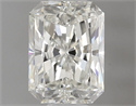 Natural Diamond 0.90 Carats, Radiant with  Cut, J Color, VVS2 Clarity and Certified by GIA