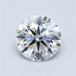 Picture of Natural Diamond 0.80 Carats, Round with Excellent Cut, E Color, VS2 Clarity and Certified by GIA
