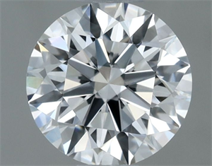 Foto Diamante Natural 0.50 quilates, Redondo , Color F, claridad VVS2 y certificado IGI de