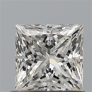 Picture of Natural Diamond 0.61 Carats, Princess with  Cut, H Color, VS1 Clarity and Certified by IGI
