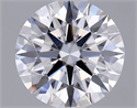 Lab Grown Diamond 1.07 Carats, Round with Ideal Cut, E Color, VVS2 Clarity and Certified by IGI