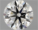 Natural Diamond 1.02 Carats, Round with Very Good Cut, H Color, VS1 Clarity and Certified by GIA
