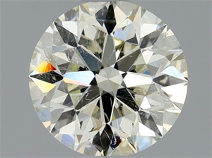Picture of Natural Diamond 0.83 Carats, Round with Excellent Cut, J Color, SI2 Clarity and Certified by HRD