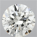 Diamante Natural 4.02 quilates, Redondo , Color J, claridad VVS2 y certificado IGI