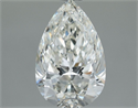 Natural Diamond 1.50 Carats, Pear with  Cut, H Color, VS1 Clarity and Certified by IGI
