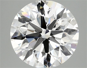 Picture of Lab Grown Diamond 3.95 Carats, Round with Excellent Cut, E Color, VVS2 Clarity and Certified by IGI