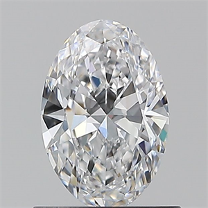 Picture of Natural Diamond 0.70 Carats, Oval with  Cut, D Color, VS1 Clarity and Certified by GIA