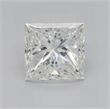 Diamante Natural 1.21 quilates, Princesa , Color I, claridad VS1 y certificado GIA