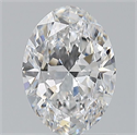 Natural Diamond 0.80 Carats, Oval with  Cut, D Color, VS2 Clarity and Certified by GIA