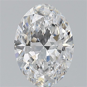 Picture of Natural Diamond 0.80 Carats, Oval with  Cut, D Color, VS2 Clarity and Certified by GIA