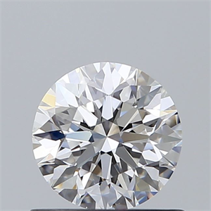 Picture of Natural Diamond 0.71 Carats, Round with Excellent Cut, D Color, VS2 Clarity and Certified by GIA