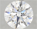 Lab Grown Diamond 2.90 Carats, Round with Excellent Cut, E Color, VS1 Clarity and Certified by IGI