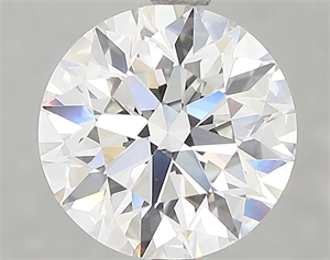 Picture of Lab Grown Diamond 2.90 Carats, Round with Excellent Cut, E Color, VS1 Clarity and Certified by IGI