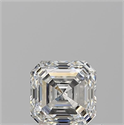 Diamante Natural 0.72 quilates, Asscher , Color G, claridad SI2 y certificado GIA