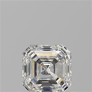 Foto Diamante Natural 0.72 quilates, Asscher , Color G, claridad SI2 y certificado GIA de