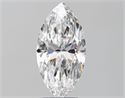 Natural Diamond 3.20 Carats, Marquise with  Cut, D Color, SI1 Clarity and Certified by GIA