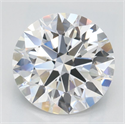 Del inventario de diamantes de laboratorio, 2.06 quilates, Redondo , Color D, claridad IF y certificado IGI