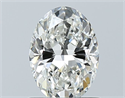 Natural Diamond 0.90 Carats, Oval with  Cut, H Color, VS1 Clarity and Certified by GIA