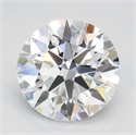 Lab Grown Diamond 0.95 Carats, Round with Ideal Cut, D Color, VVS1 Clarity and Certified by IGI