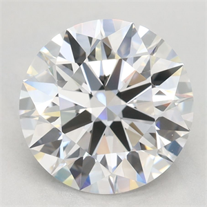 Picture of Lab Grown Diamond 2.79 Carats, Round with Ideal Cut, D Color, VVS1 Clarity and Certified by IGI