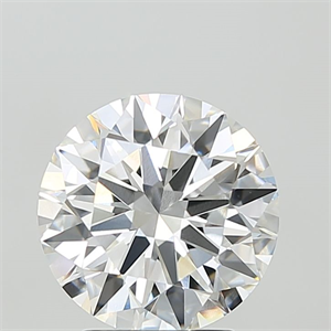 Picture of Lab Grown Diamond 3.10 Carats, Round with Ideal Cut, E Color, VVS2 Clarity and Certified by IGI