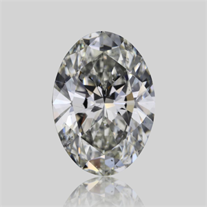 Foto Diamante Natural 1.50 quilates, Ovalado , Color J, claridad SI1 y certificado GIA de
