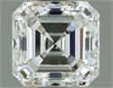 Natural Diamond 1.00 Carats, Asscher with  Cut, I Color, VVS2 Clarity and Certified by IGI