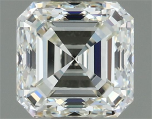 Picture of Natural Diamond 1.00 Carats, Asscher with  Cut, I Color, VVS2 Clarity and Certified by IGI