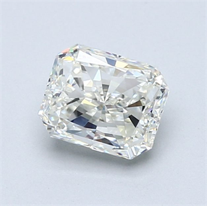 Picture of Natural Diamond 1.20 Carats, Radiant with  Cut, J Color, VS1 Clarity and Certified by GIA