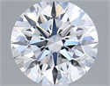 Lab Grown Diamond 1.01 Carats, Round with Ideal Cut, D Color, VS1 Clarity and Certified by IGI
