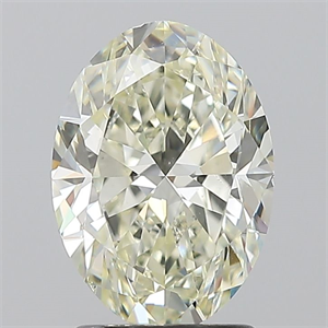 Picture of Natural Diamond 2.01 Carats, Oval with  Cut, M Color, SI1 Clarity and Certified by GIA
