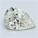 Diamante Natural 1.40 quilates, De pera , Color L, claridad VS1 y certificado GIA