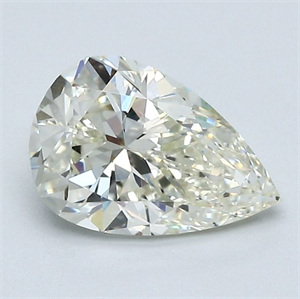 Foto Diamante Natural 1.40 quilates, De pera , Color L, claridad VS1 y certificado GIA de