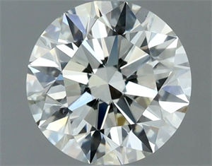 Picture of Natural Diamond 1.04 Carats, Round with Excellent Cut, J Color, VS2 Clarity and Certified by IGI
