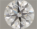 Natural Diamond 0.70 Carats, Round with Excellent Cut, E Color, SI2 Clarity and Certified by IGI