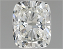 Natural Diamond 0.50 Carats, Cushion with  Cut, I Color, IF Clarity and Certified by GIA