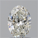 Diamante Natural 0.91 quilates, Ovalado , Color I, claridad VVS2 y certificado GIA