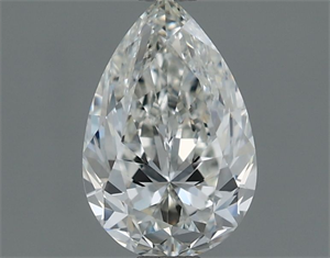 Picture of Natural Diamond 0.92 Carats, Pear with  Cut, I Color, VS1 Clarity and Certified by GIA