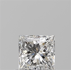 Picture of Natural Diamond 0.50 Carats, Princess with  Cut, E Color, VVS1 Clarity and Certified by GIA