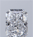 Natural Diamond 0.33 Carats, Radiant with  Cut, D Color, IF Clarity and Certified by GIA