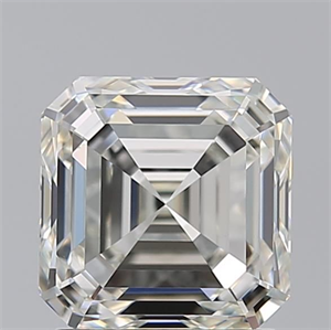 Picture of Natural Diamond 2.01 Carats, Asscher with  Cut, J Color, VVS2 Clarity and Certified by GIA