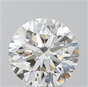 Natural Diamond 2.51 Carats, Round with Excellent Cut, G Color, VS1 Clarity and Certified by GIA
