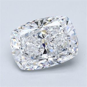 Foto Diamante Natural 4.02 quilates, Del cojín , Color D, claridad VS2 y certificado GIA de