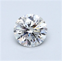 Diamante Natural 0.74 quilates, Redondo , Color D, claridad SI2 y certificado GIA
